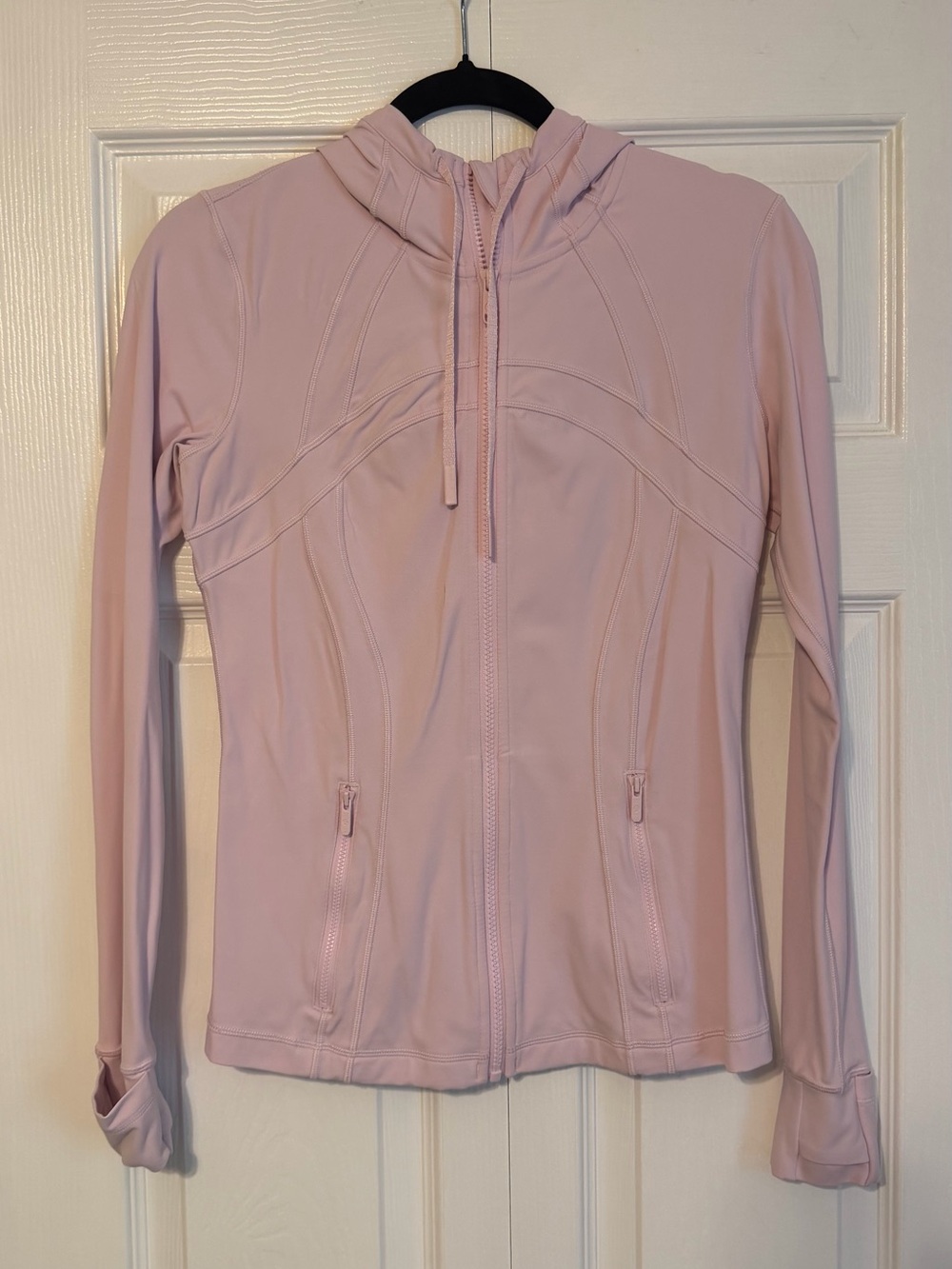 Lululemon Light Pink Softshell Hooded Jacket for Women